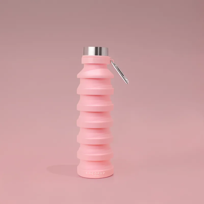 Cocopup London Collapsible Water Bottle - Pink